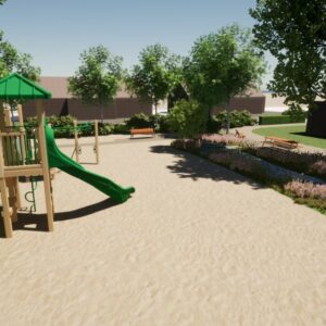 3D openbare speeltuin ontwerp